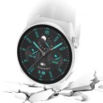 For Huawei GT3 Pro 46mm 2 in 1 PC Frame + Tempered Glass Film Watch Protective Case(White) - Image 5