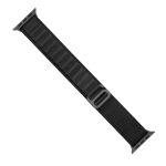 Nylon Loop Watch Band For Apple Watch Ultra 49mm&Watch Ultra 2 49mm / Series 9&8&7 45mm / SE 3&SE 2&6&SE&5&4 44mm / 3&2&1 42mm(Black) - Image 3