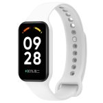 For Redmi Band 2 Solid Color Silicone Integrated Watch Band(White) - Image 2
