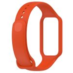 For Redmi Band 2 Solid Color Silicone Integrated Watch Band(Orange)