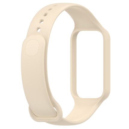 For Redmi Band 2 Solid Color Silicone Integrated Watch Band(Dream White)