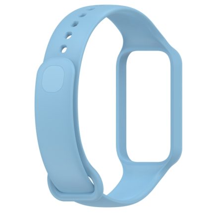 For Redmi Band 2 Solid Color Silicone Integrated Watch Band(Sky Blue)