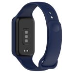 For Redmi Band 2 Solid Color Silicone Integrated Watch Band(Midnight Blue) - Image 3