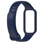For Redmi Band 2 Solid Color Silicone Integrated Watch Band(Midnight Blue)