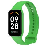 For Redmi Band 2 Solid Color Silicone Integrated Watch Band(Green) - Image 2