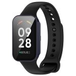 For Redmi Band 2 PC+ Tempered Film Integrated Watch Protective Case(Ink Blue) - Image 5