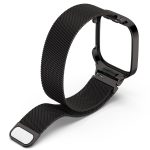 For Xiaomi Redmi Watch 3 / Mi Watch Lite 3 2 in 1 Milan Metal Watch Band with Watch Frame(Black) - Image 3