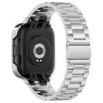 For Xiaomi Redmi Watch 3 / Mi Watch Lite 3 2 in 1 Three-bead Metal Watch Band with Watch Frame(Silver) - Image 3