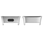 For Xiaomi Redmi Watch 3 / Mi Watch Lite 3 1 Pair Metal Watch Band Connector(Silver) - Image 2