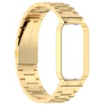 For Redmi Band 2 Three-bead Steel Watch Band(Gold) - Image 3
