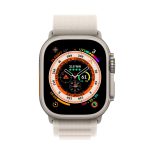 WiWU Nylon Loop Watch Band For Apple Watch Ultra 49mm&Watch Ultra 2 49mm / Series 9&8&7 45mm / SE 3&SE 2&6&SE&5&4 44mm / 3&2&1 42mm(White) - Image 3