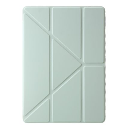 For Xiaomi Redmi Pad SE Clear Acrylic Deformation Leather Tablet Case(Green)