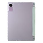 For Xiaomi Redmi Pad SE Clear Acrylic Deformation Leather Tablet Case(Green) - Image 4