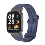 Για Redmi Watch 3 Mijobs Honeycomb Texture TPU Watch Band (Midnight Blue Black)