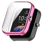 Για Amazfit Bip 3 / Bip 3 Pro Universal Full Coverage TPU Ηλεκτρική προστατευτική θήκη ρολογιού (ροζ)