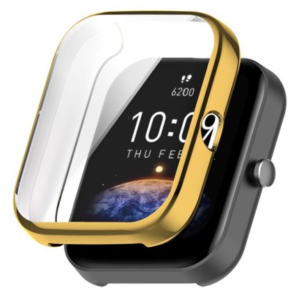 Για Amazfit Bip 3 / Bip 3 Pro Universal Full Coverage TPU Ηλεκτρική προστατευτική θήκη (χρυσή)