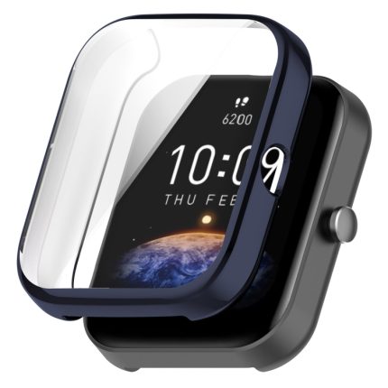 Για Amazfit Bip 3 / Bip 3 Pro Universal Full Coverage TPU Ηλεκτρική προστατευτική θήκη ρολογιού (Midnight Blue)