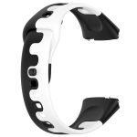 For Redmi Watch 3 Lite Stitching Two Color Silicone Watch Band(Black White) - Image 3