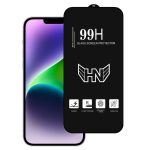 For iPhone 15 High Aluminum Large Arc Full Screen Tempered Glass Film - Image 2