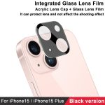 For iPhone 15 / 15 Plus imak High Definition Integrated Glass Lens Film Black Version - Image 3