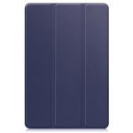 Για Xiaomi Redmi Pad SE Custer Pure Color 3-πτυχής δερμάτινη θήκη για tablet (Σκούρο μπλε) - Image 4