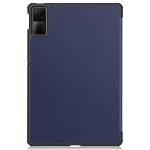Για Xiaomi Redmi Pad SE Custer Pure Color 3-πτυχής δερμάτινη θήκη για tablet (Σκούρο μπλε) - Image 5