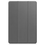 Για Xiaomi Redmi Pad SE Custer Pure Color 3-πτυχής δερμάτινη θήκη για tablet (Γκρι) - Image 5