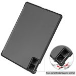 Για Xiaomi Redmi Pad SE Custer Pure Color 3-πτυχής δερμάτινη θήκη για tablet (Γκρι) - Image 4