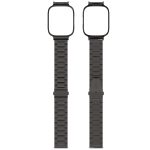 For Redmi Watch 3 Lite / Watch 3 Active 2 in 1 Three-bead Metal Watch Band with Watch Frame(Black) - Image 5