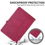 For Xiaomi Redmi Pad SE Tree Life Embossed Rotation Leather Smart Tablet Case(Red) - Image 2