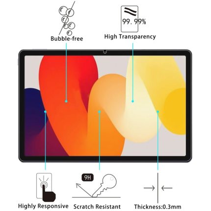 For Xiaomi Redmi Pad SE  9H 0.3mm Explosion-proof Tempered Glass Film