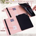 For Xiaomi Redmi Pad SE Tree & Deer Embossed Leather Tablet Case(Pink) - Image 4