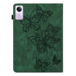 For Xiaomi Redmi Pad SE Embossed Butterfly Pattern Horizontal Flip Leather Tablet Case(Green) - Image 4