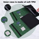 For Xiaomi Redmi Pad SE Embossed Butterfly Pattern Horizontal Flip Leather Tablet Case(Green) - Image 3