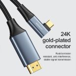 JOYROOM SY-20C1 USB-C / Type-C Elbow to HDMI Male 4K HDTV Cable, Cable Length: 2m - Image 3