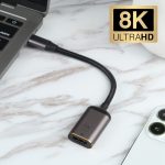 8K 60Hz HDMI Female to USB-C / Type-C Male Adapter Cable - Image 4
