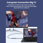8K 60Hz HDMI Female to USB-C / Type-C Male Adapter Cable - Image 5