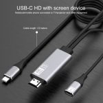 9572PD USB-C / Type-C Male to HDMI Male 4K HD Video Adapter Cable, Cable Length: 1.8m - Image 4