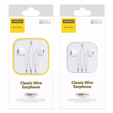 JOYROOM JR-EP1 1,2 m 3,5 mm Plug Wire Control In-Ear Earphone (Λευκό)