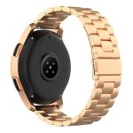Για Huawei GT2/GT/Samsung Galaxy Watch 46mm R800/Samsung Gear S3 22mm 3-Beads λουράκι ρολογιού από ανοξείδωτο ατσάλι (Ροζ χρυσός) - Image 3