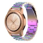 Για Huawei GT2/GT/Samsung Galaxy Watch 46mm R800/Samsung Gear S3 22mm 3-Beads λουράκι ρολογιού από ανοξείδωτο ατσάλι (πολύχρωμο)