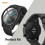 For Huawei Watch GT 2 46mm ENKAY Hat-Prince ENK-AC8202 Full Coverage PC Frosted Case + 9H Tempered Glass Protector(Black) - Image 3