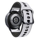 For Huawei Watch GT Runner / Watch GT 3 46mm TPU +Lychee Pattern Leather Watch Band(White) - Image 2
