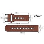 For Huawei Watch GT Runner / Watch GT 3 46mm TPU +Lychee Pattern Leather Watch Band(White) - Image 4