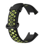 For Xiaomi Redmi Watch 2 Lite Two-Color Mixed Silicone Watch Band(Black+Green) - Image 2