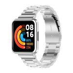 For Xiaomi Redmi Watch 2 2 in 1 Three-bead Metal Watch Band with Watch Frame(Silver) - Image 5
