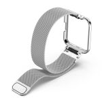 For Xiaomi Redmi Watch 2 Lite 2 in 1 Milano Metal Watch Band with Watch Frame(Silver) - Image 2