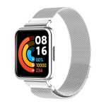 For Xiaomi Redmi Watch 2 Lite 2 in 1 Milano Metal Watch Band with Watch Frame(Silver)