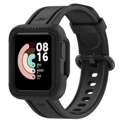 Για Xiaomi Redmi Watch 2 Lite Silicone Solid Color Band (Μαύρο)