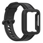 For Xiaomi Mi Watch 2 Lite Silicone Solid Color Watch Band(Black) - Image 2